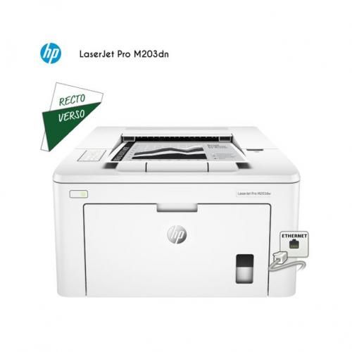 Hp Imprimante LaserJet Pro M203dn monochrome A4 28 PPM| Fiche Technique et Prix au Maroc