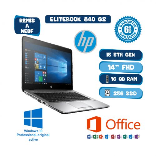 Hp Pc HP CORE I5-5300U ELITEBOOK RAM-16GB/256-SSD - Remise à neuf| Fiche Technique et Prix au Maroc
