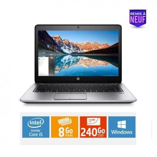 Hp PC PORTABLE ELITEBOOK 840 G2 I5 8 GO RAM 240 GO - Remis à neuf| Fiche Technique et Prix au Maroc