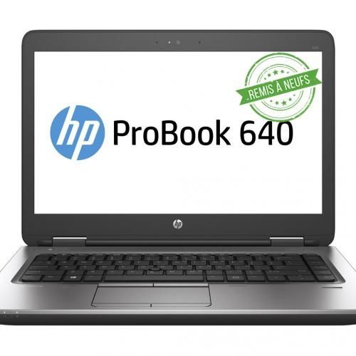 Hp ProBook 640 G2 i5-6300U, RAM 8Go DDR4, SSD 128Go, 14“ FHD, Remis a neuf| Fiche Technique et Prix au Maroc