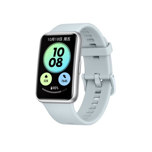 Huawei WATCH FIT new 16MB+512MB Isle Blue Silicone Strap| Fiche Technique et Prix au Maroc
