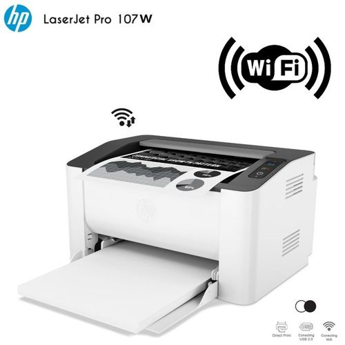 Hp Imprimante 107w laser monochrome A4 ( USB 2.0/Wi-Fi )| Fiche Technique et Prix au Maroc