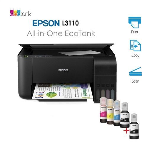 Epson Imprimante Ecotank L3110  COULEUR  Multifonction 3EN1| Fiche Technique et Prix au Maroc