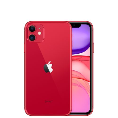 Apple iPhone 11, 6.1“, 4Go, 128Go - Red| Fiche Technique et Prix au Maroc