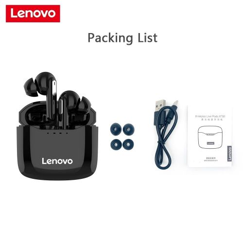 Lenovo – écouteurs sans fil XT81 TWS, oreillettes HIFI stéréo, commande tactile, sport| Fiche Technique et Prix au Maroc