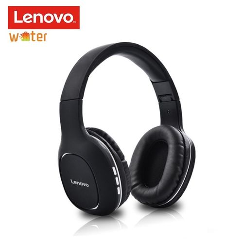 Lenovo HD300 Wireless Bluetooth Headset Noise Reduction HD Call HiFi Stereo Foldable AUX Head-mounted Headphone| Fiche Technique et Prix au Maroc