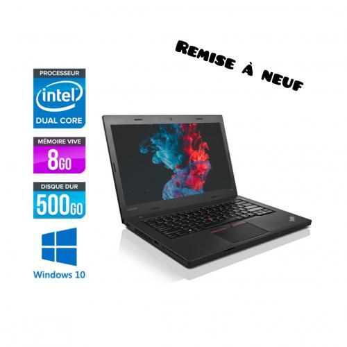 Lenovo Thinkpad Pc Thinkpad-Core i5-4eme 14Pouce RAM 8GB 500 HDD -Remis a Neuf| Fiche Technique et Prix au Maroc