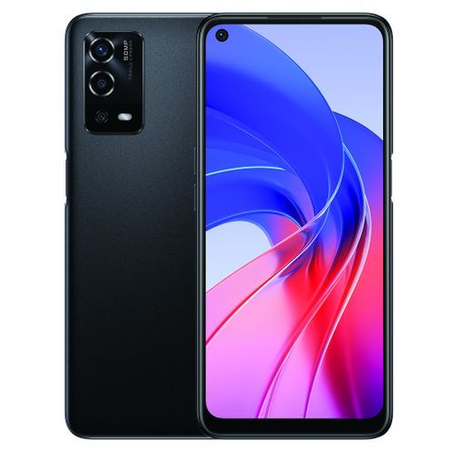 Oppo A55 (4Go+128Go)- 50MP/16MP - 5000mAh16MP - 6,51“- Starry Black| Fiche Technique et Prix au Maroc