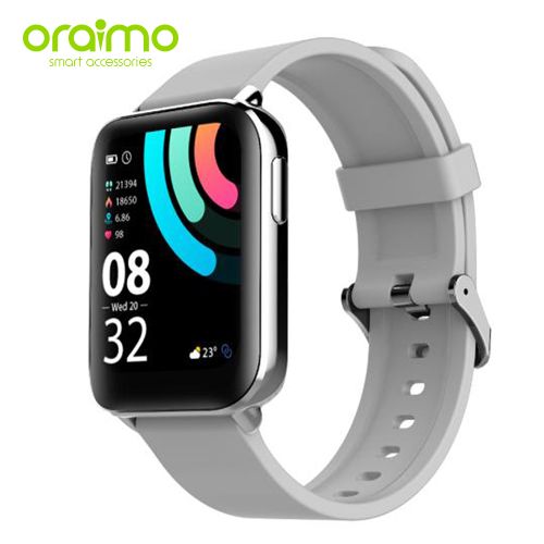 Oraimo Watch 1.69 ’’ Écran IPS IP68 Montre Intelligente Étanche-Version Argent| Fiche Technique et Prix au Maroc