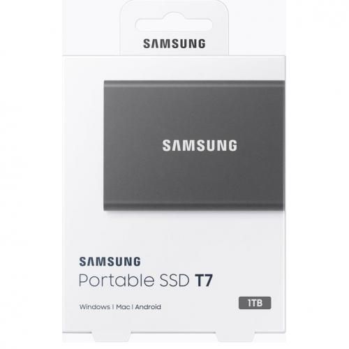 Samsung Original SSD Externe T7 USB 3.2 1TB -1000 Go (Gris) - Extreme Vitesse 1050 Mo/s| Fiche Technique et Prix au Maroc