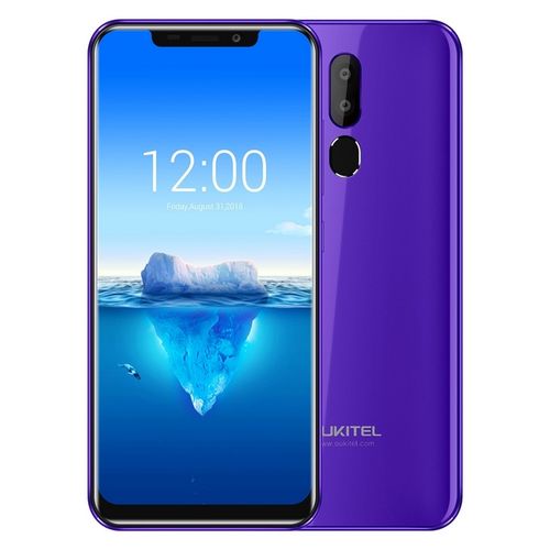 Oukitel C12 Pro - 4G - 6.18’ - 2GB+16GB - Face ID & Fingerprint Identification - Android 8.1 - Violet| Fiche Technique et Prix au Maroc