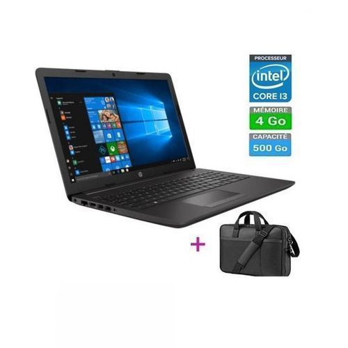 Hp PC PORTABLE HP 250 G7 Intel Core i3-1005G1 15,6“ HD Free Dos, + SACOCHE| Fiche Technique et Prix au Maroc
