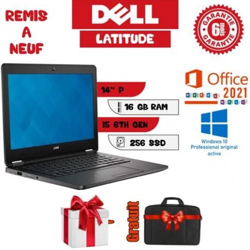 DELL Pc Portable Latitude 5480 I5-6300U 16GB/256SSD Cartable Gratuite REMIS A NEUF| Fiche Technique et Prix au Maroc
