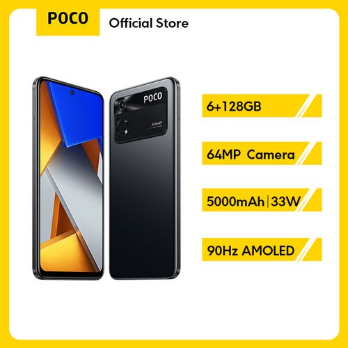 Poco M4 Pro - 6 Go RAM + 128 Go ROM - 64 Mpx - Noir - 1 an de garantie| Fiche Technique et Prix au Maroc
