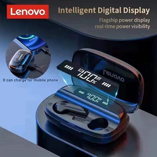 Lenovo QT81 écouteurs sans fil Bluetooth 5.1  TWS véritable oreillettes commande tactile intelligente Charge de Type C d’origine| Fiche Technique et Prix au Maroc