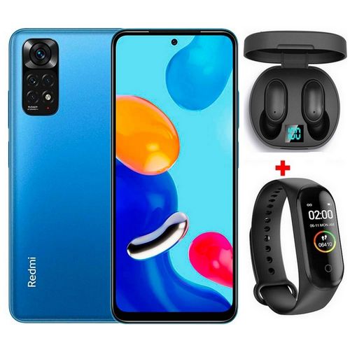 XIAOMI Redmi Note 11 6,5“ (4Go, 128Go) MediaTek Helio G88 - 50MP/8MP+Kit+Band- Bleu| Fiche Technique et Prix au Maroc