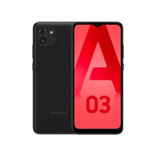 Samsung Galaxy A03  (4G Ram 64 G Rom) 6.5“  5000 mAh - 48MP - Dual Sim-Noir| Fiche Technique et Prix au Maroc