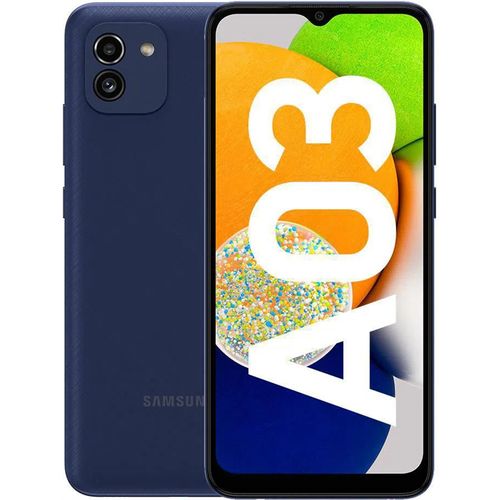 Samsung GALAXY A03 - 6.5“ - 4GB RAM + 128GB ROM - 48 Mpx - Bleu| Fiche Technique et Prix au Maroc