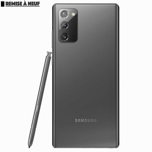 Samsung Galaxy Note 20 5G 128 Go, 8Go Ram Noir Mystique - Remis à Neuf| Fiche Technique et Prix au Maroc