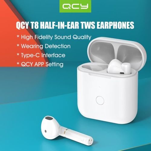 T8 Bluetooth écouteur Semi-dans-oreille sans fil TWS double connexion casque Hall écouteurs magnétiques avec Microphone casque| Fiche Technique et Prix au Maroc