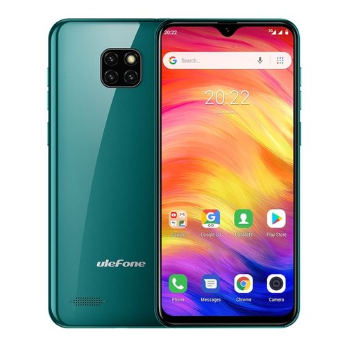 Ulefone Note 7 1GB+16GB 6.1 inch Android 8.1 GO Smartphone - Green| Fiche Technique et Prix au Maroc