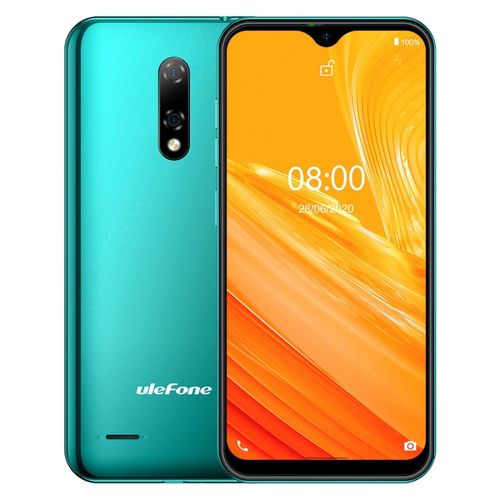 Ulefone Note 8, 2GB+16GB, 5.5 Inch Android 10, 3G Smartphone - Green| Fiche Technique et Prix au Maroc