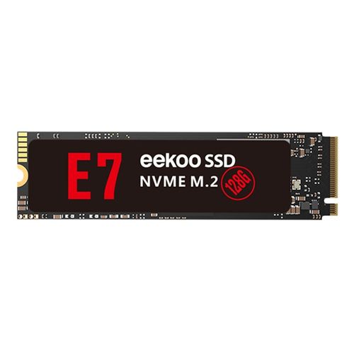 Universal eekoo E7 NVME M.2 128GB PCI-E Interface Solid State Drive for Desktops / Laptops| Fiche Technique et Prix au Maroc