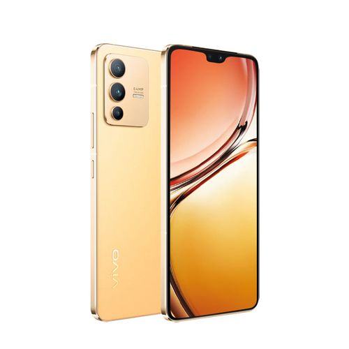 Vivo V23 5G (8/128) 50AF Double Selfie - Sunshine Gold +Cadeaux (Cartable vivo)- 1 an de Garantie| Fiche Technique et Prix au Maroc