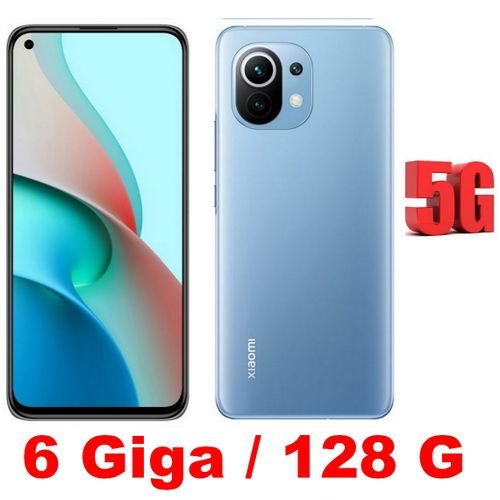 XIAOMI Mi 11 Lite 6.55“  5G  (6Go, 128Go) 64MP+8MP+5MP/16MP - Bleu| Fiche Technique et Prix au Maroc