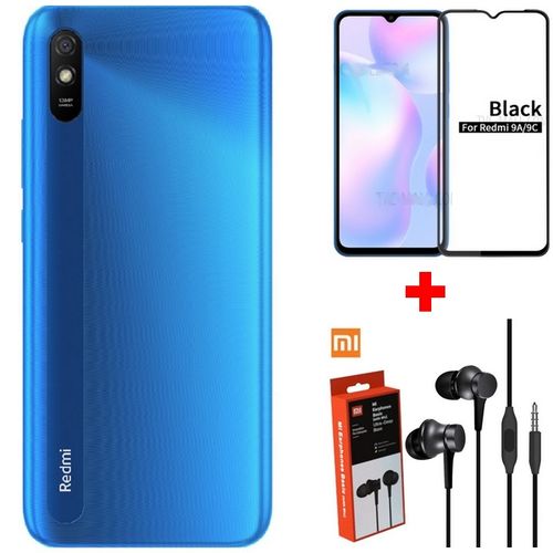 XIAOMI Redmi 9A (2Go/32Go) Dual Sim- 5000mAh - Bleu +Kit+ Incassable| Fiche Technique et Prix au Maroc