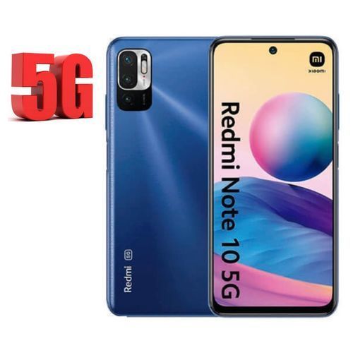 XIAOMI Redmi Note 10 - 5G  (6Go, 128Go) 48MP+2MP+2MP - Android - Bleu| Fiche Technique et Prix au Maroc