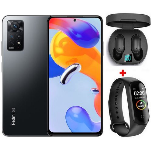 XIAOMI Redmi Note 11 6,5“ (4Go, 128Go) MediaTek Helio G88 - 50MP/8MP+Kit+Band- Gris| Fiche Technique et Prix au Maroc