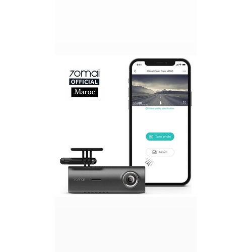 70mai M300 Dash Cam 1296P Full HD+,Wi-Fi| Fiche Technique et Prix au Maroc