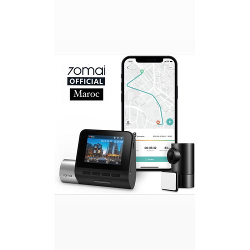 70mai Pro Plus+ A500S Dash cam, GPS intégré, suivi d’itinéraire, ADAS| Fiche Technique et Prix au Maroc