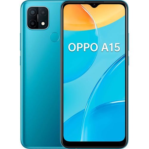 Oppo A15 6.52“ 4G (2Go, 32Go) 13MP+2MP+2MP/5MP Android - Bleu| Fiche Technique et Prix au Maroc