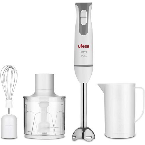 Ufesa Activa BP4552 Mixeur Plongeant, Pied Amovible,2 Lames Haute efficacité,Ergonomique,Tasse à mesurer,| Fiche Technique et Prix au Maroc