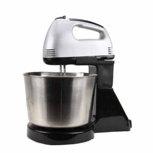Kenz Batteur 7 vitesses + bol 2L en acier Inoxydable - Mixeur + 2 Fouets & 2 Crochets| Fiche Technique et Prix au Maroc