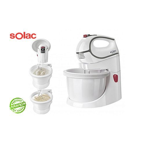 Solac BATTEUR AVEC BOL ACTIVA DUO 500 watt| Fiche Technique et Prix au Maroc