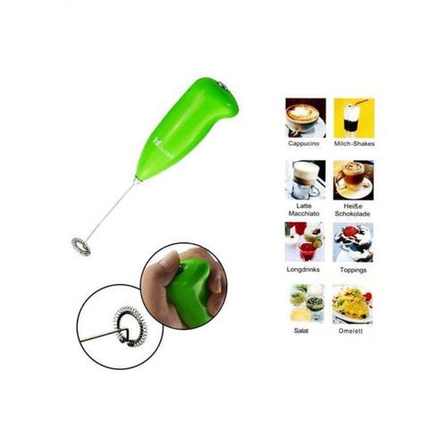 Batteur Electrique pour faire un cappuccino-café - vert| Fiche Technique et Prix au Maroc