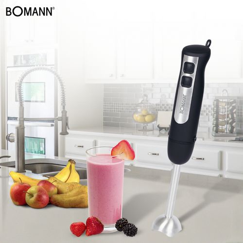 Bomann Mixeur plongeant SM 6028 CB, noir inox, 800 W - ALLEMAND| Fiche Technique et Prix au Maroc