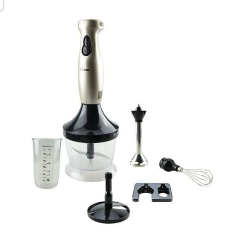 Bonomi Mixeur Plongeant , Broyeur , mélangeur 4 en 1  - 180W - 2 vitesses - NOIR| Fiche Technique et Prix au Maroc