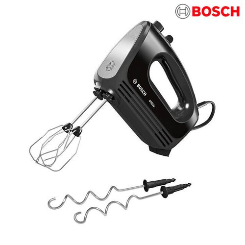 Bosch MFQ2420B CleverMixx Batteur noir 400W 4 Vitesses avec accessoires en inox| Fiche Technique et Prix au Maroc