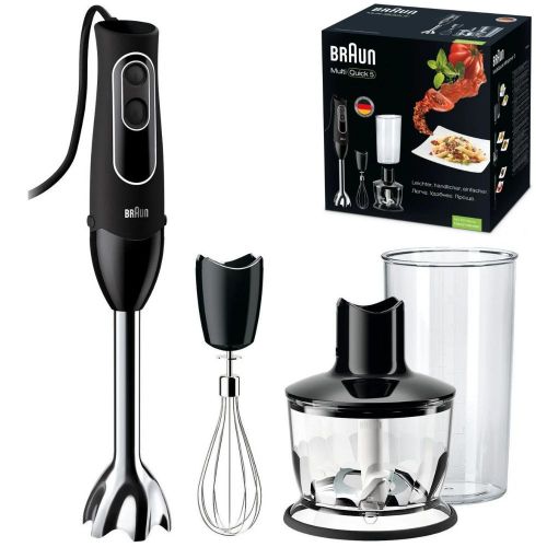 Braun MultiQuick 5 MQ-535 Mixeur plongeant 3 En 1 Verre Doseur+Hachoir 500 ml+Batteur Qualité Allemande| Fiche Technique et Prix au Maroc