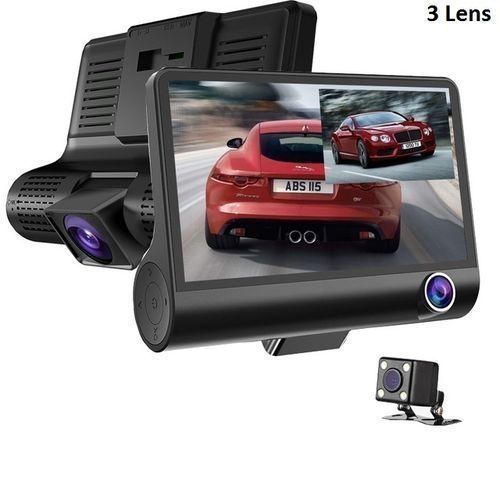 DVR 3 Caméra De Voiture Vidéo Full HD 1080P| Fiche Technique et Prix au Maroc