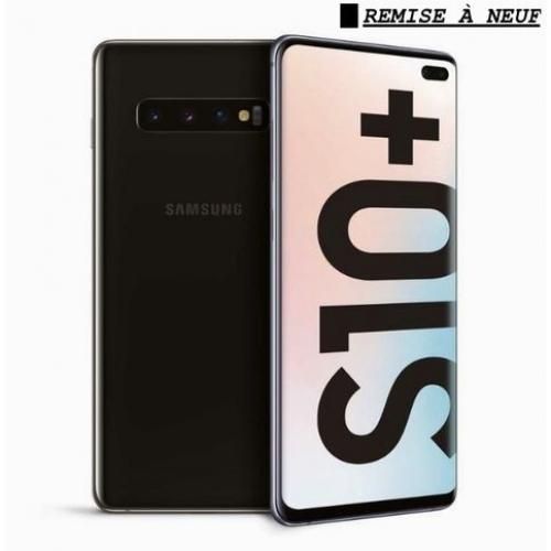 Samsung Galaxy S10 Plus - Noir ( 128Go, 6Go ) / Remise à neuf| Fiche Technique et Prix au Maroc