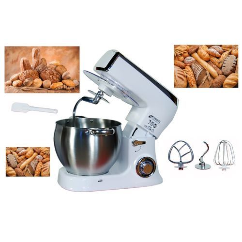 General Robot pétrin pâtissier Extra Large 9L multifonction 1500w, blanc/grey| Fiche Technique et Prix au Maroc