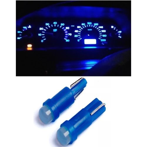 2pcs ampoule T5 12V LED COB Blue pour tableau de bord| Fiche Technique et Prix au Maroc