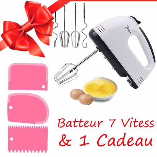 Batteur 7 Vitesses + Cadeau| Fiche Technique et Prix au Maroc