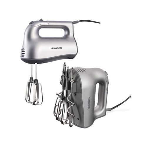 Kenwood HM535 Batteur à main Gris 280W ,5 vitesses+pulse 2 jeux de fouets et crochets inox| Fiche Technique et Prix au Maroc