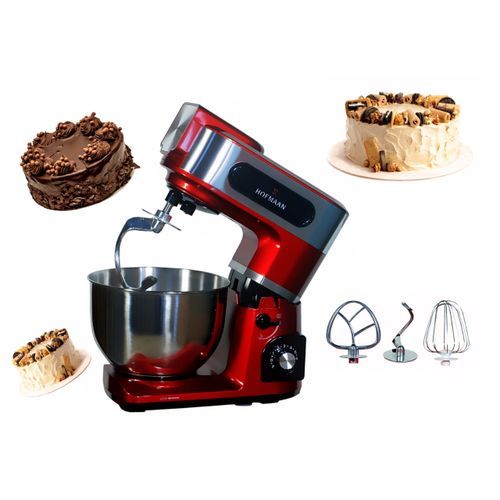 hofmaan Robot pétrin pâtissier 7L multifonctionel 1300w rouge/red germany| Fiche Technique et Prix au Maroc